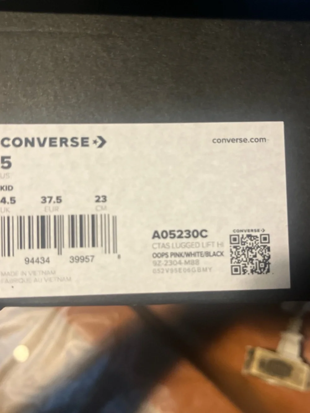 Converse sparkling pink
